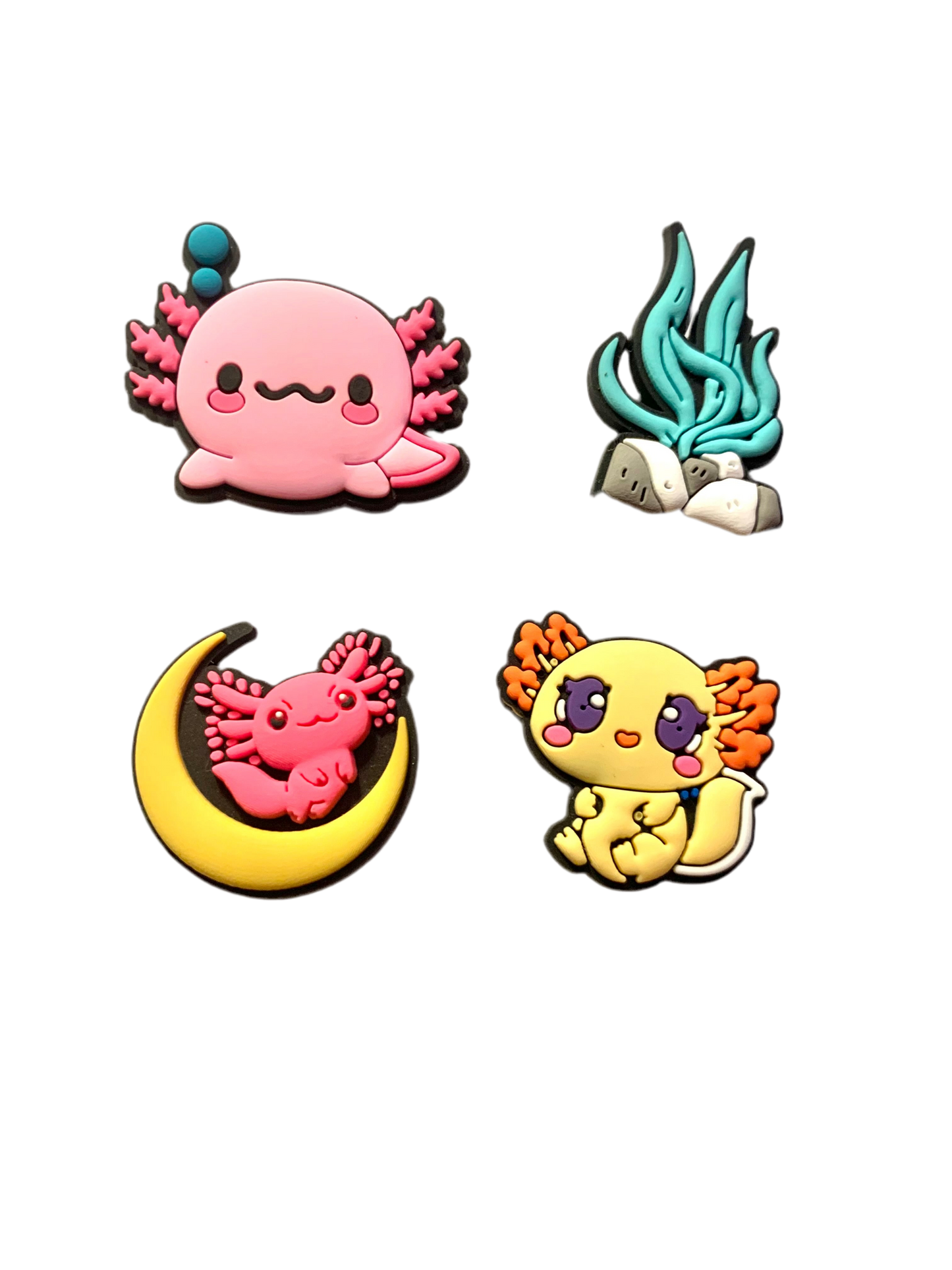 Axolotl 4 pack charms
