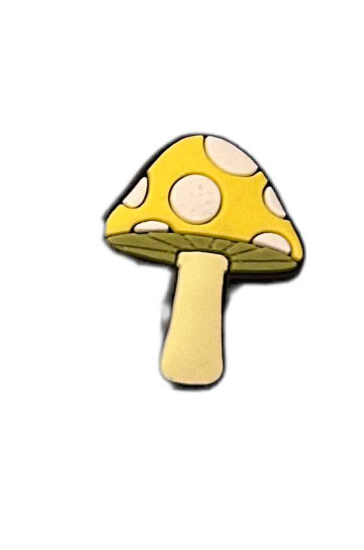 Magic mushroom shoe charms