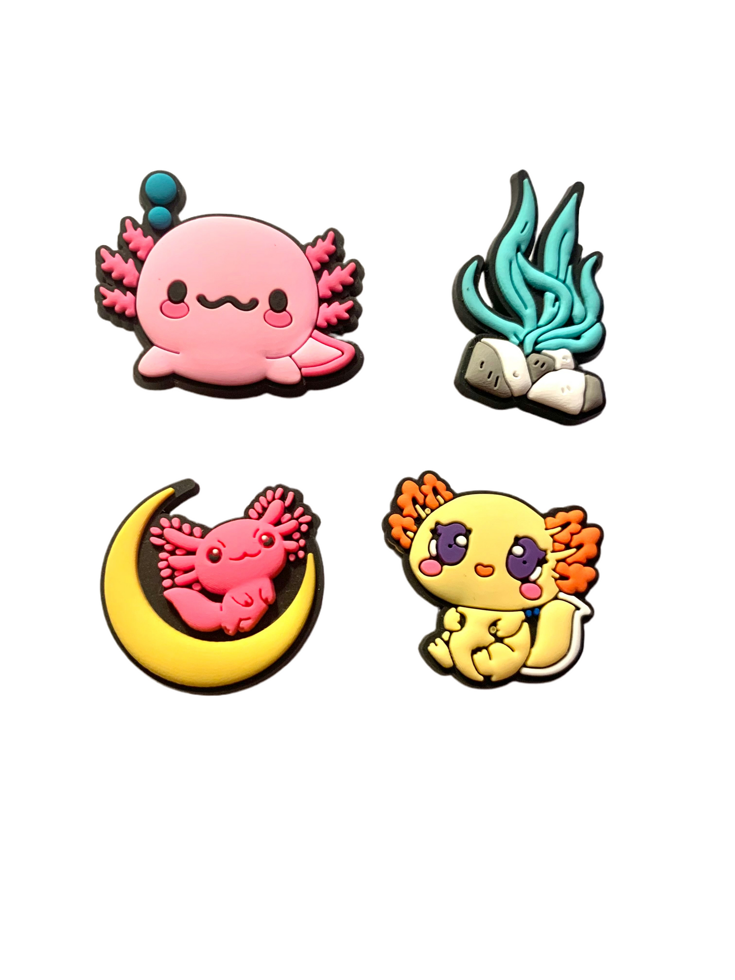 Axolotl 4 pack charms