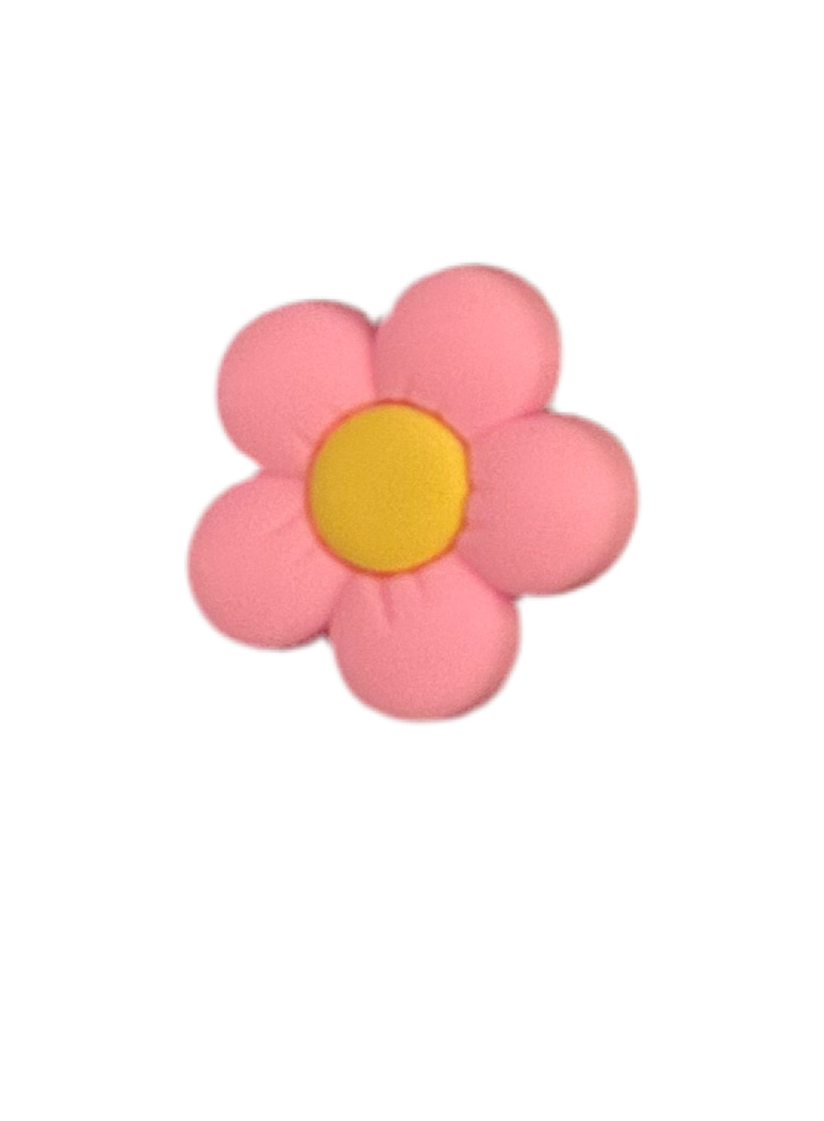 Flower croc charm