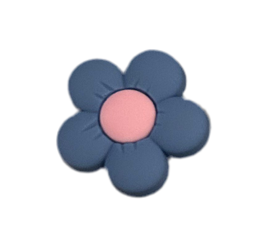 Flower croc charm