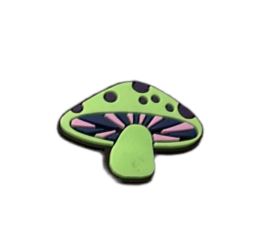 Magic mushroom shoe charms