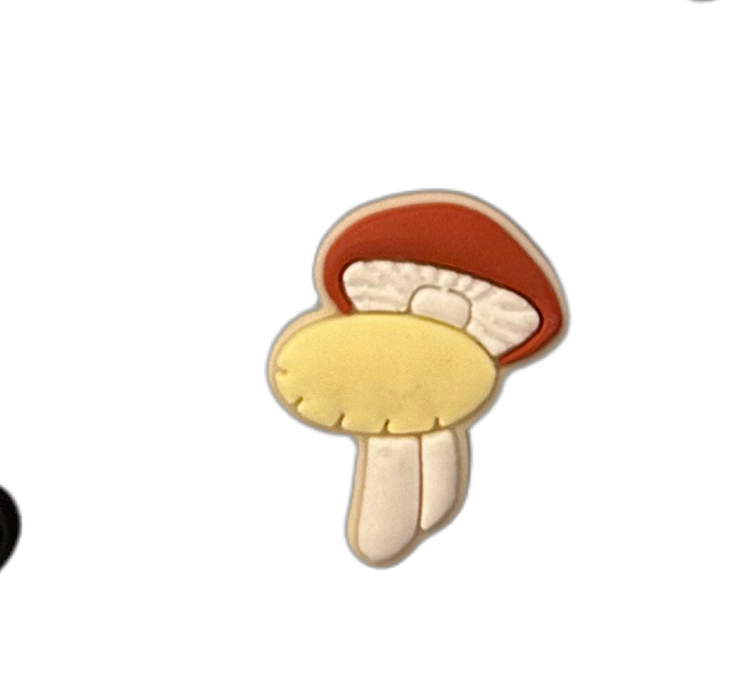 Magic mushroom shoe charms