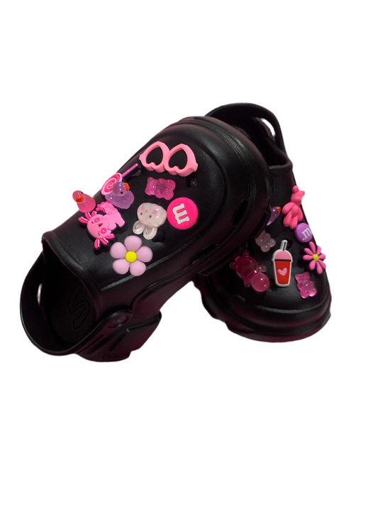 Chunky platform Clogs Black